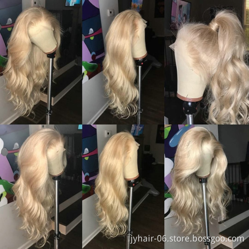 Wholesale Blonde 613 Lace Front Wigs ,613 Hd Lace Frontal Wigs For Black Women  ,613 Blonde Full Lace Wig Human Hair